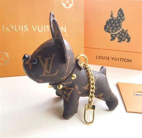 louis vuitton dog keychain.